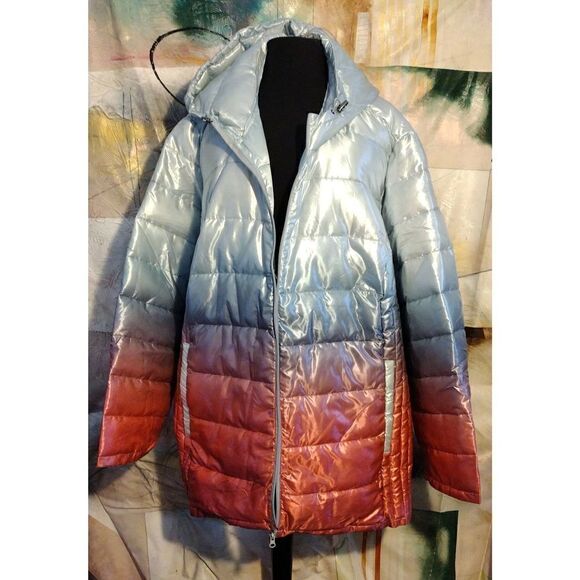 NWOT Woman Within Women's Plus Size Packable Puffer Jacket Jacket - Picture 1 of 4